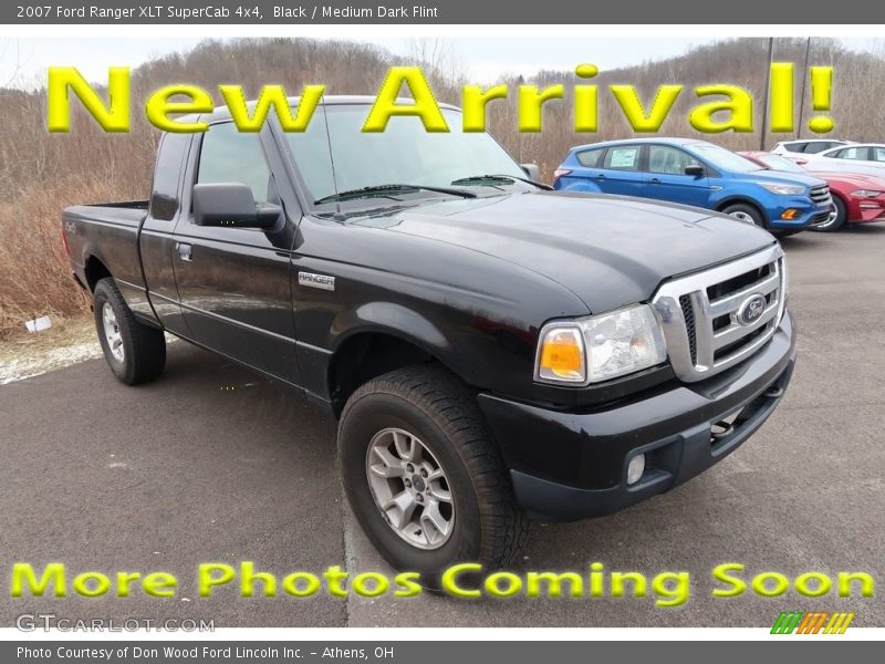 Black / Medium Dark Flint 2007 Ford Ranger XLT SuperCab 4x4