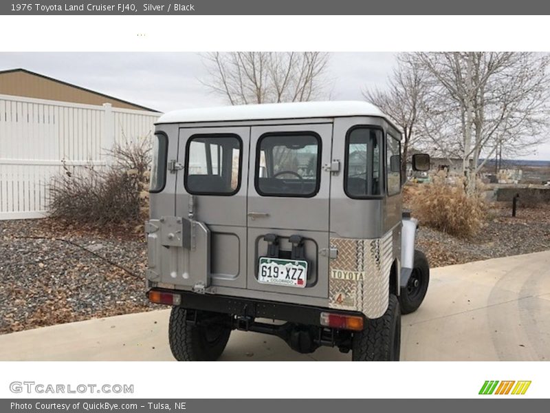Silver / Black 1976 Toyota Land Cruiser FJ40