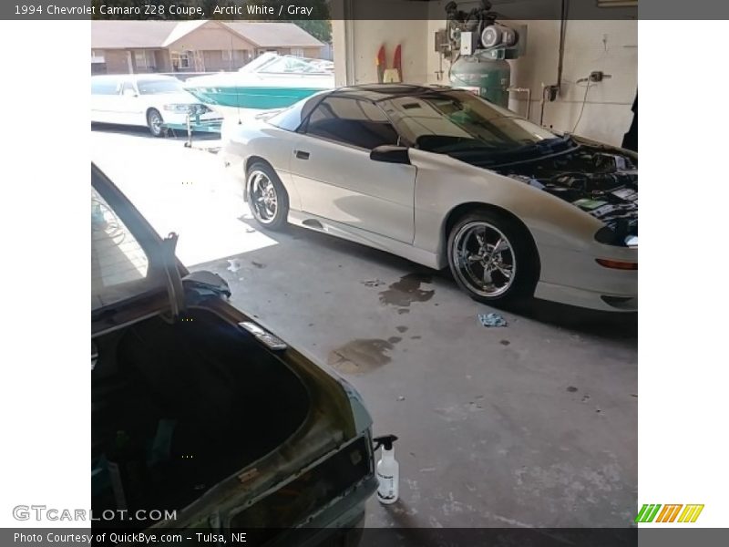 Arctic White / Gray 1994 Chevrolet Camaro Z28 Coupe