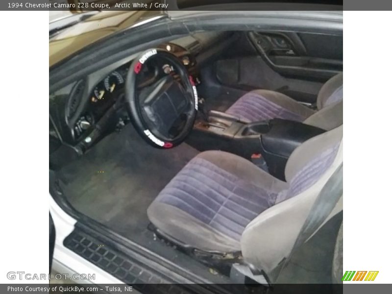 Arctic White / Gray 1994 Chevrolet Camaro Z28 Coupe