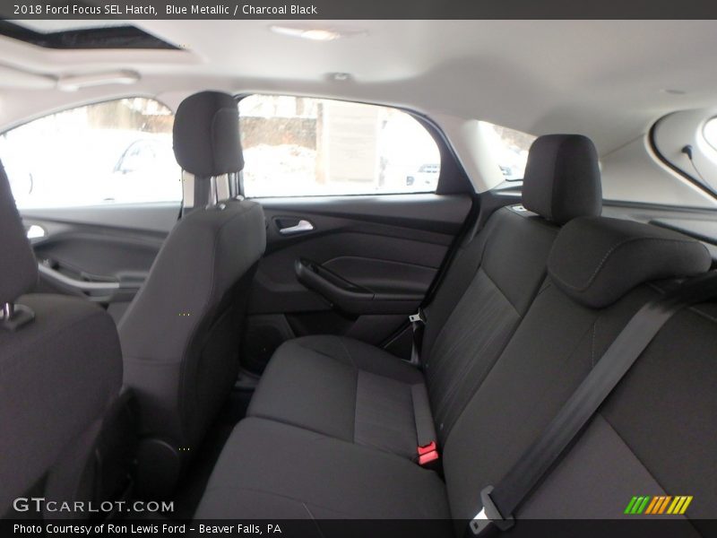 Blue Metallic / Charcoal Black 2018 Ford Focus SEL Hatch
