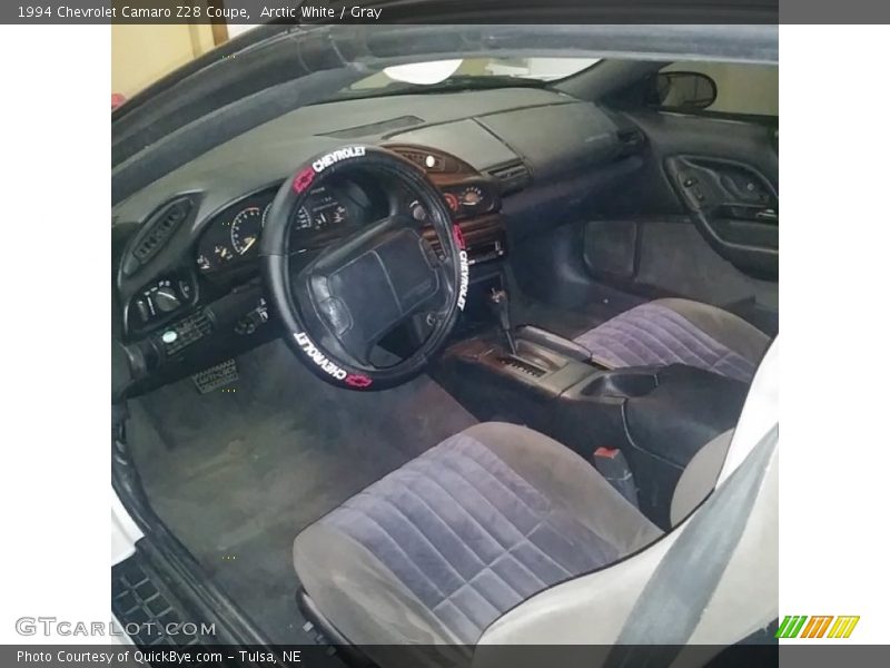 Arctic White / Gray 1994 Chevrolet Camaro Z28 Coupe