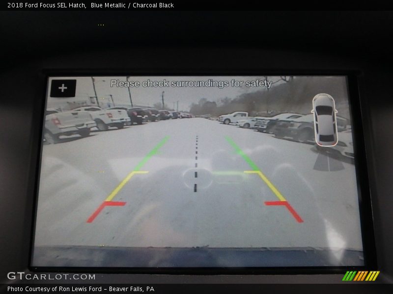 Blue Metallic / Charcoal Black 2018 Ford Focus SEL Hatch