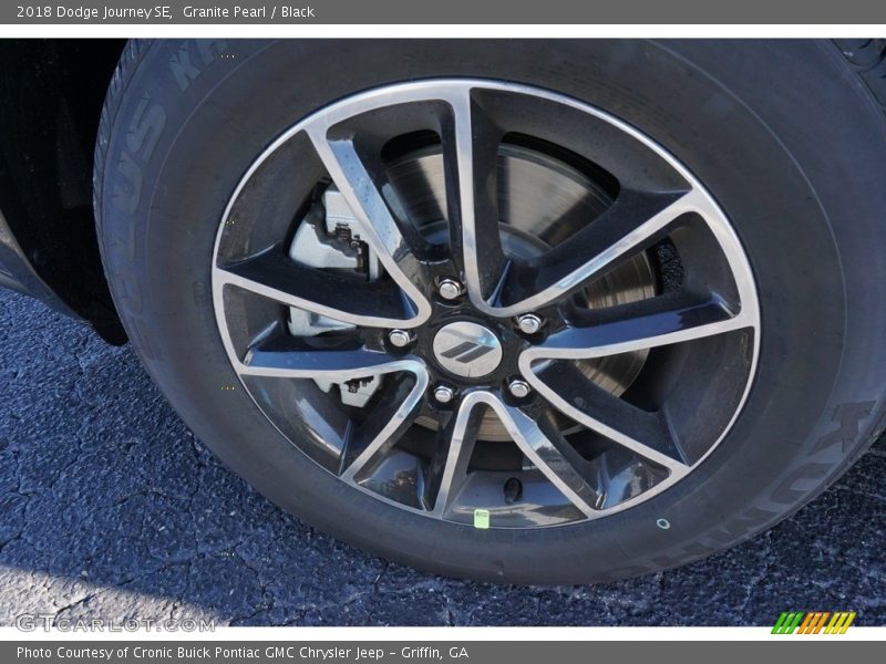 Granite Pearl / Black 2018 Dodge Journey SE