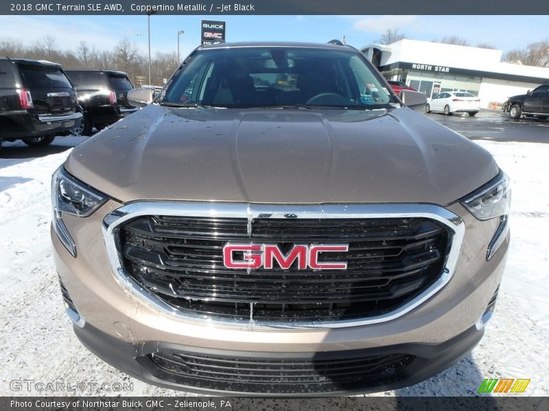 Coppertino Metallic / ­Jet Black 2018 GMC Terrain SLE AWD