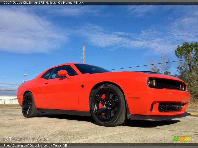  2017 Challenger SRT Hellcat Go Mango