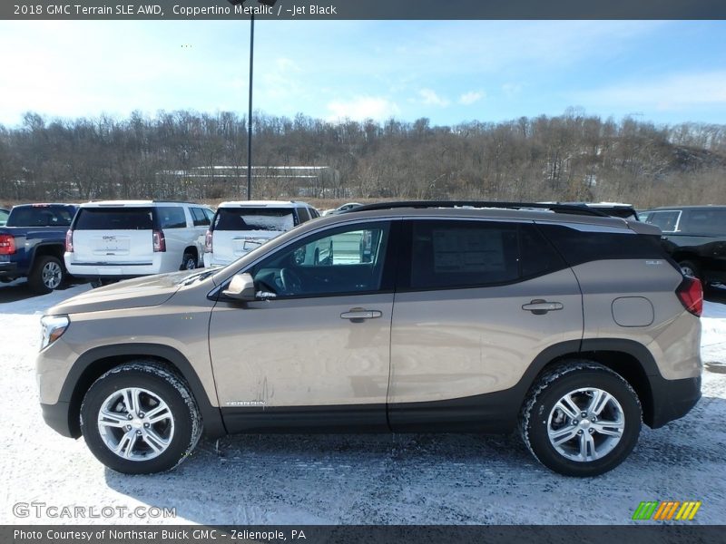 Coppertino Metallic / ­Jet Black 2018 GMC Terrain SLE AWD