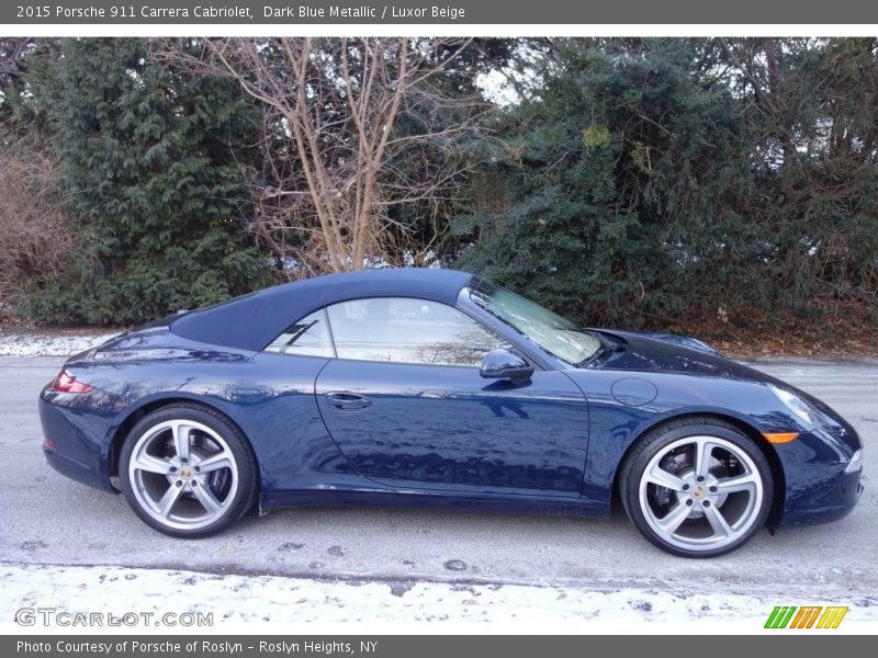  2015 911 Carrera Cabriolet Dark Blue Metallic