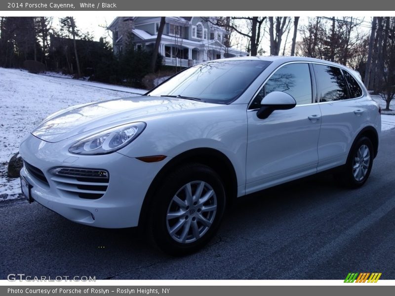 White / Black 2014 Porsche Cayenne