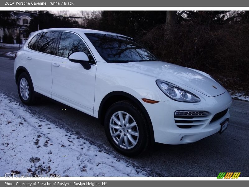 White / Black 2014 Porsche Cayenne