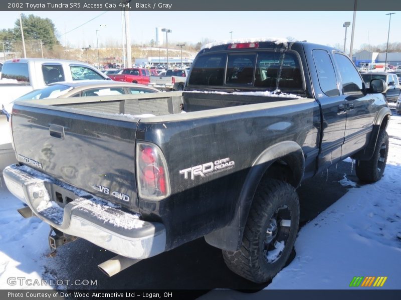 Black / Gray 2002 Toyota Tundra SR5 Access Cab 4x4