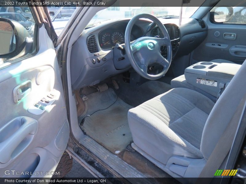Black / Gray 2002 Toyota Tundra SR5 Access Cab 4x4
