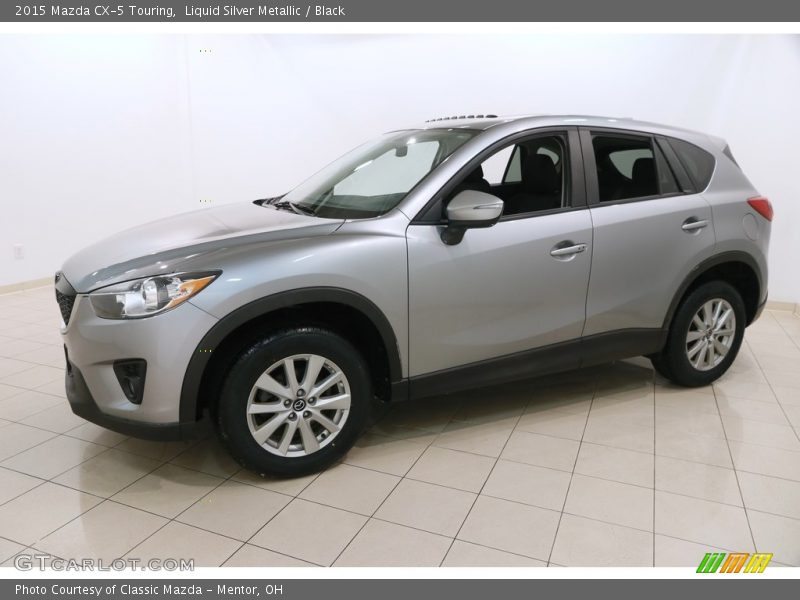 Liquid Silver Metallic / Black 2015 Mazda CX-5 Touring