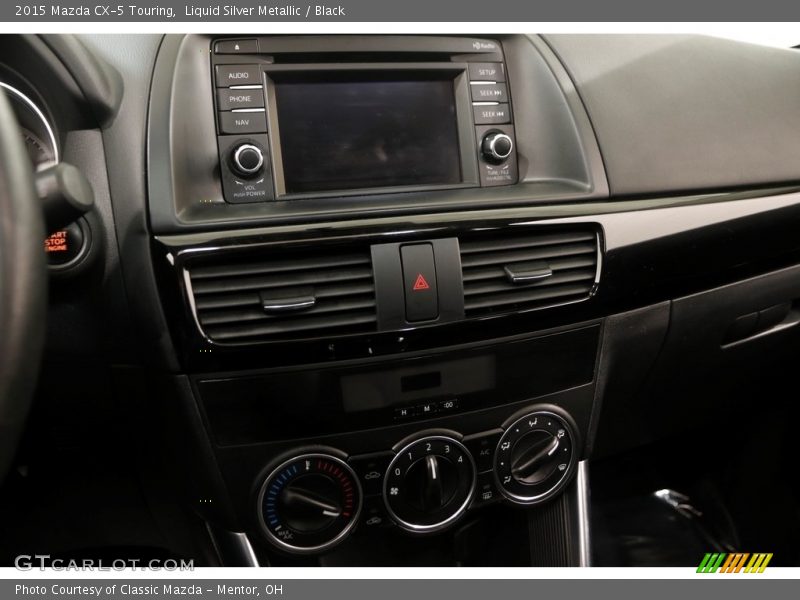 Liquid Silver Metallic / Black 2015 Mazda CX-5 Touring