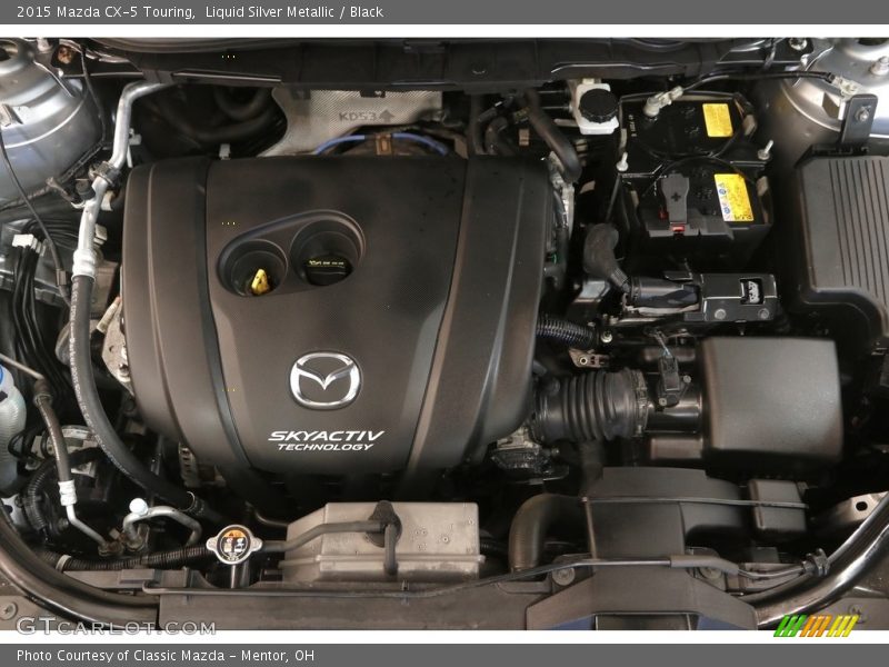 Liquid Silver Metallic / Black 2015 Mazda CX-5 Touring
