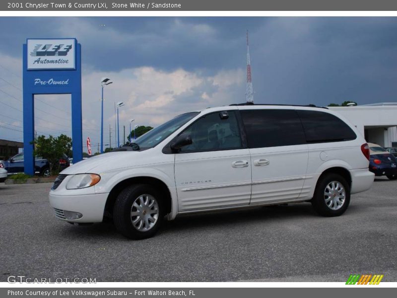 Stone White / Sandstone 2001 Chrysler Town & Country LXi