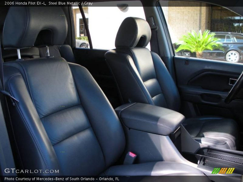 Steel Blue Metallic / Gray 2006 Honda Pilot EX-L