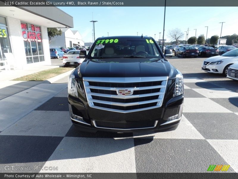 Black Raven / Shale/Cocoa 2016 Cadillac Escalade ESV Luxury 4WD