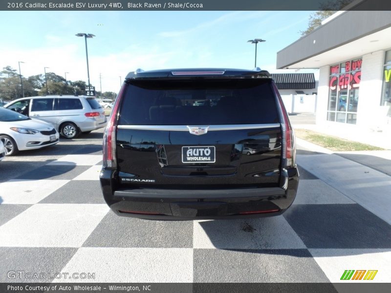 Black Raven / Shale/Cocoa 2016 Cadillac Escalade ESV Luxury 4WD