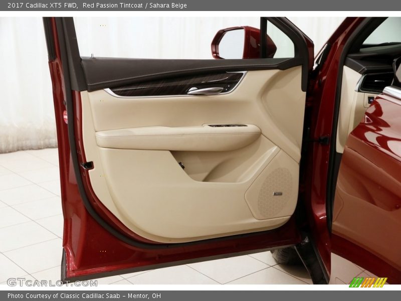 Red Passion Tintcoat / Sahara Beige 2017 Cadillac XT5 FWD