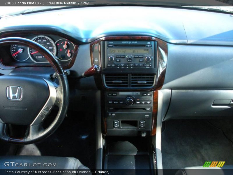 Steel Blue Metallic / Gray 2006 Honda Pilot EX-L