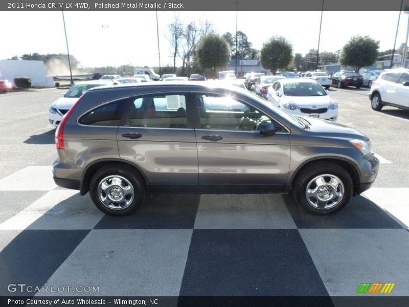 Polished Metal Metallic / Black 2011 Honda CR-V LX 4WD