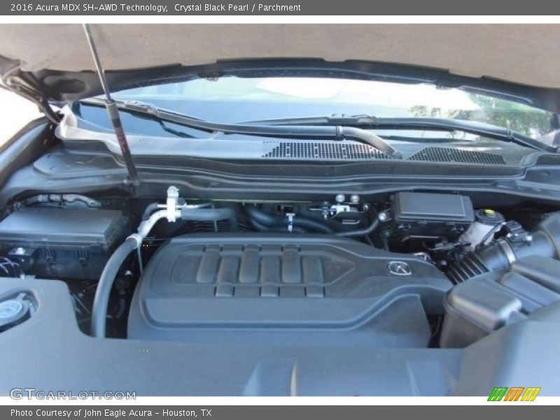 Crystal Black Pearl / Parchment 2016 Acura MDX SH-AWD Technology