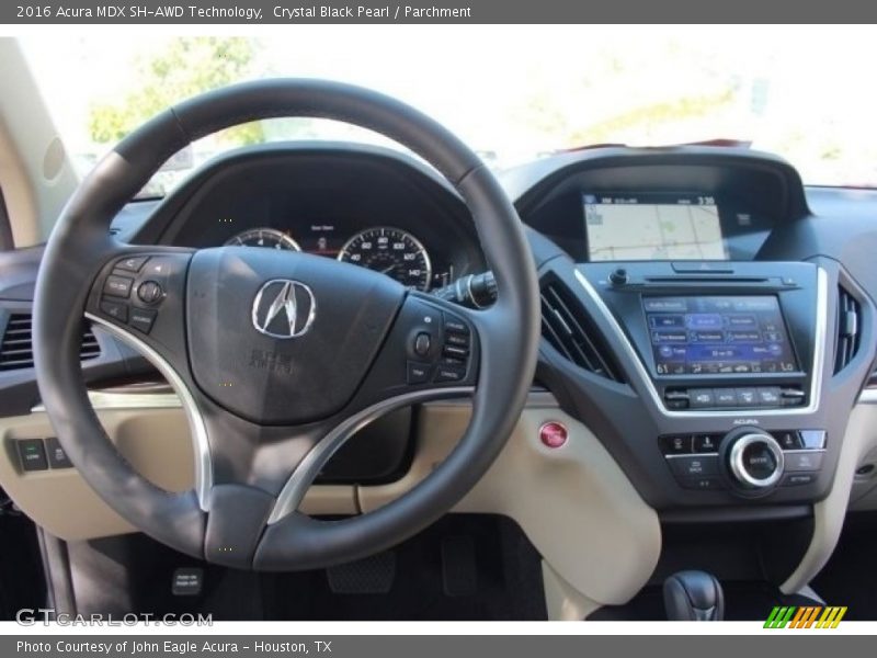 Crystal Black Pearl / Parchment 2016 Acura MDX SH-AWD Technology