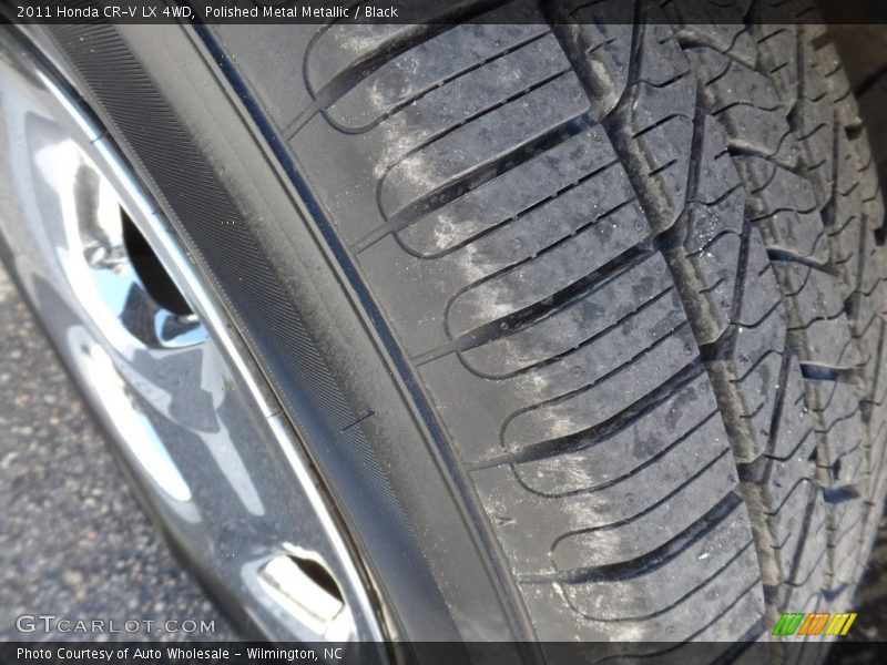 Polished Metal Metallic / Black 2011 Honda CR-V LX 4WD