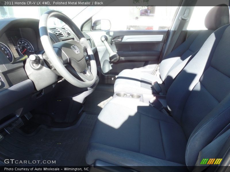 Polished Metal Metallic / Black 2011 Honda CR-V LX 4WD