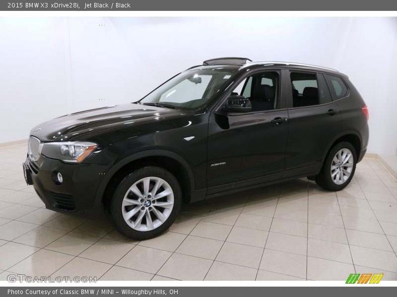 Jet Black / Black 2015 BMW X3 xDrive28i