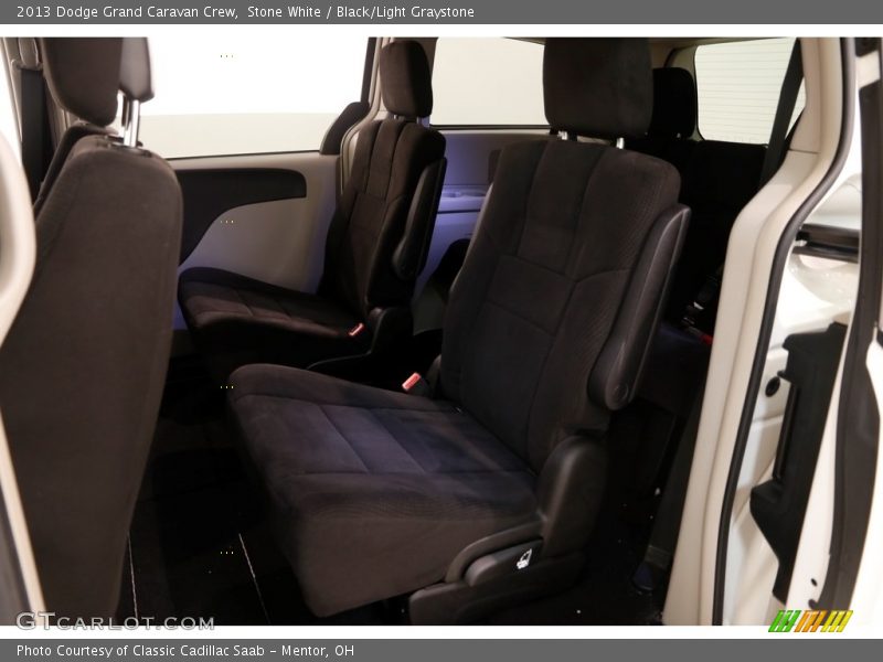 Stone White / Black/Light Graystone 2013 Dodge Grand Caravan Crew
