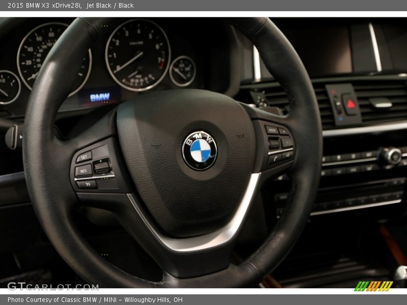Jet Black / Black 2015 BMW X3 xDrive28i