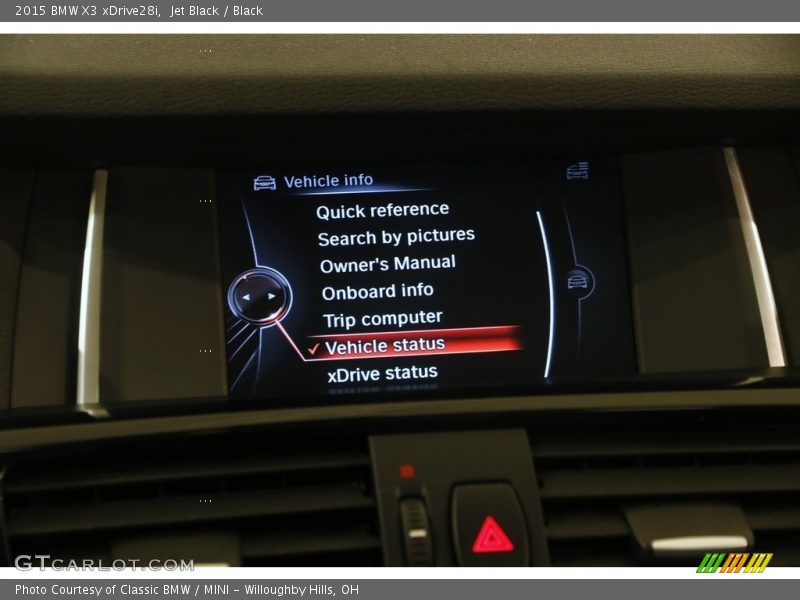 Jet Black / Black 2015 BMW X3 xDrive28i