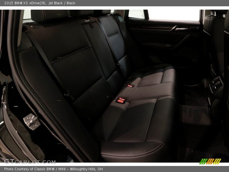 Jet Black / Black 2015 BMW X3 xDrive28i