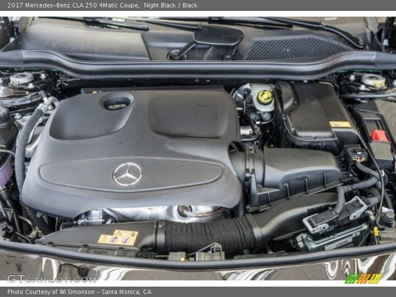 Night Black / Black 2017 Mercedes-Benz CLA 250 4Matic Coupe