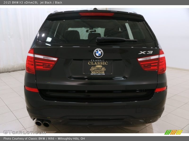 Jet Black / Black 2015 BMW X3 xDrive28i