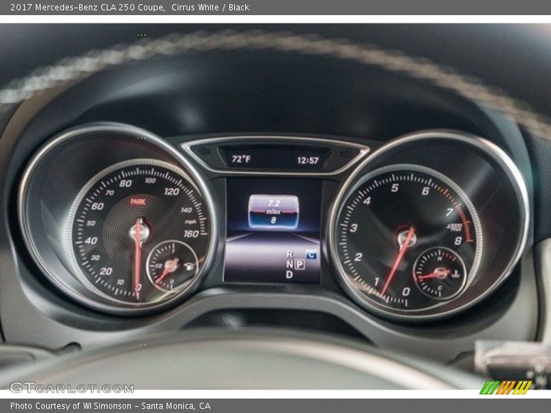 Cirrus White / Black 2017 Mercedes-Benz CLA 250 Coupe