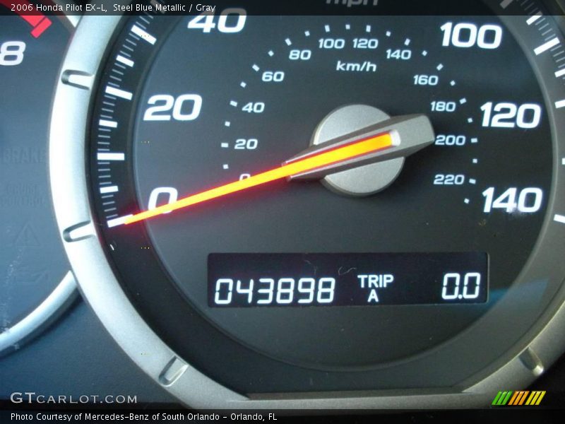 Steel Blue Metallic / Gray 2006 Honda Pilot EX-L