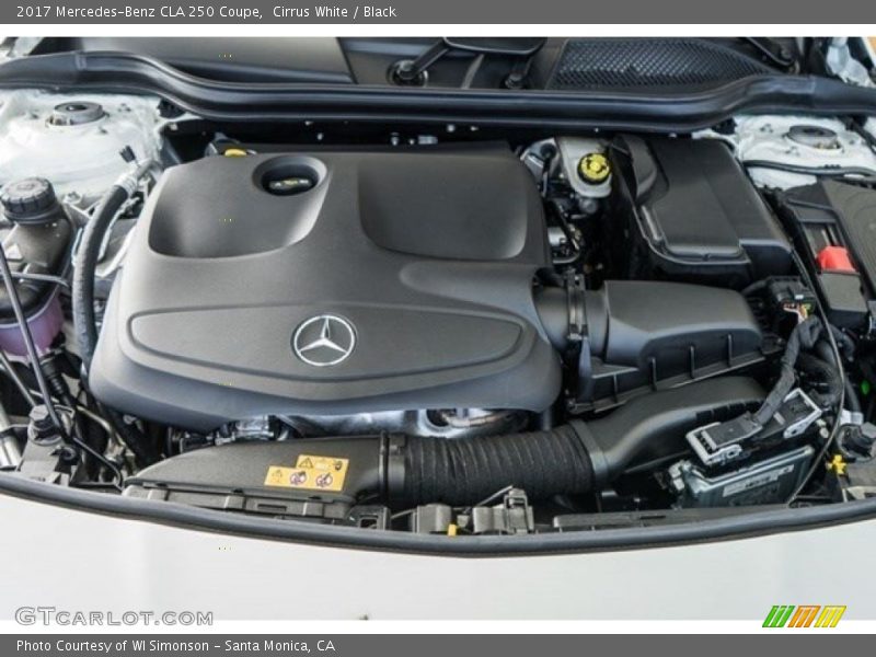Cirrus White / Black 2017 Mercedes-Benz CLA 250 Coupe