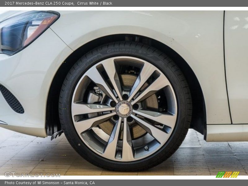 Cirrus White / Black 2017 Mercedes-Benz CLA 250 Coupe