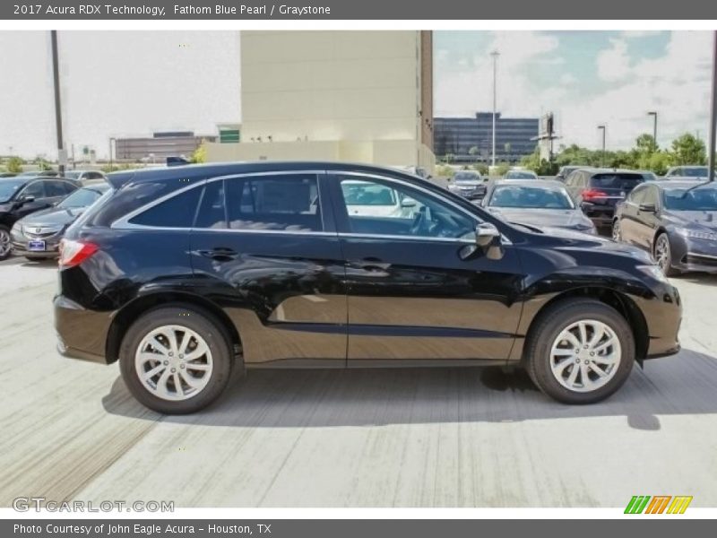 Fathom Blue Pearl / Graystone 2017 Acura RDX Technology