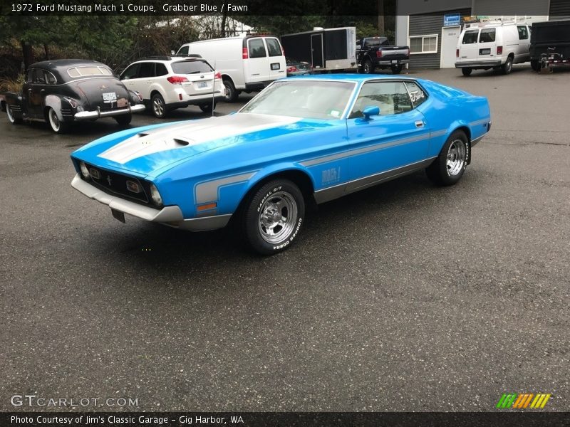 Front 3/4 View of 1972 Mustang Mach 1 Coupe