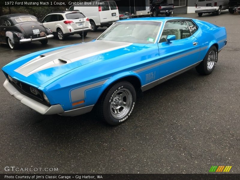 Front 3/4 View of 1972 Mustang Mach 1 Coupe