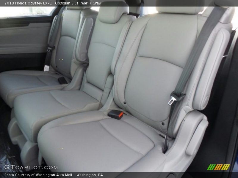Obsidian Blue Pearl / Gray 2018 Honda Odyssey EX-L