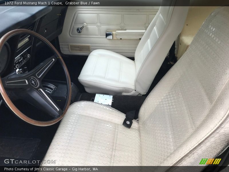 Front Seat of 1972 Mustang Mach 1 Coupe