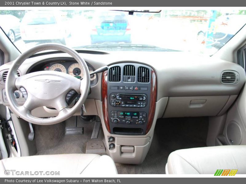 Stone White / Sandstone 2001 Chrysler Town & Country LXi