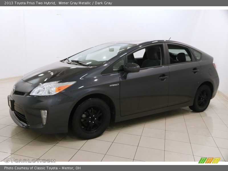 Winter Gray Metallic / Dark Gray 2013 Toyota Prius Two Hybrid