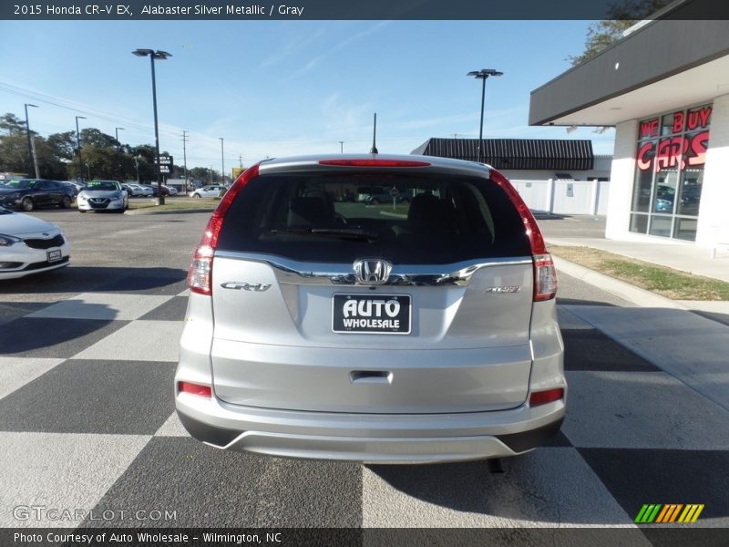 Alabaster Silver Metallic / Gray 2015 Honda CR-V EX