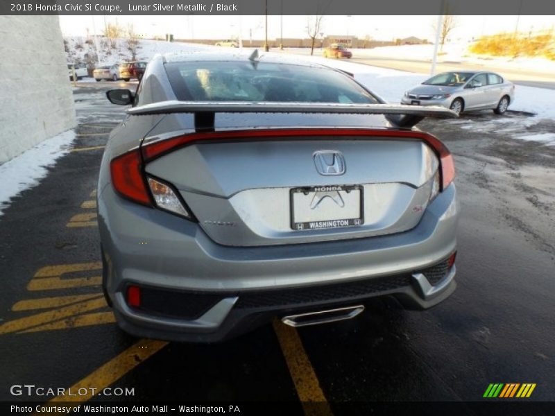 Lunar Silver Metallic / Black 2018 Honda Civic Si Coupe